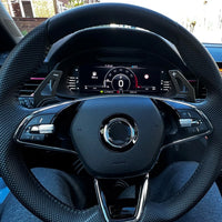 Palettes au Volant Skoda Octavia MK4 RS Enyaq Aluminium Anodisé