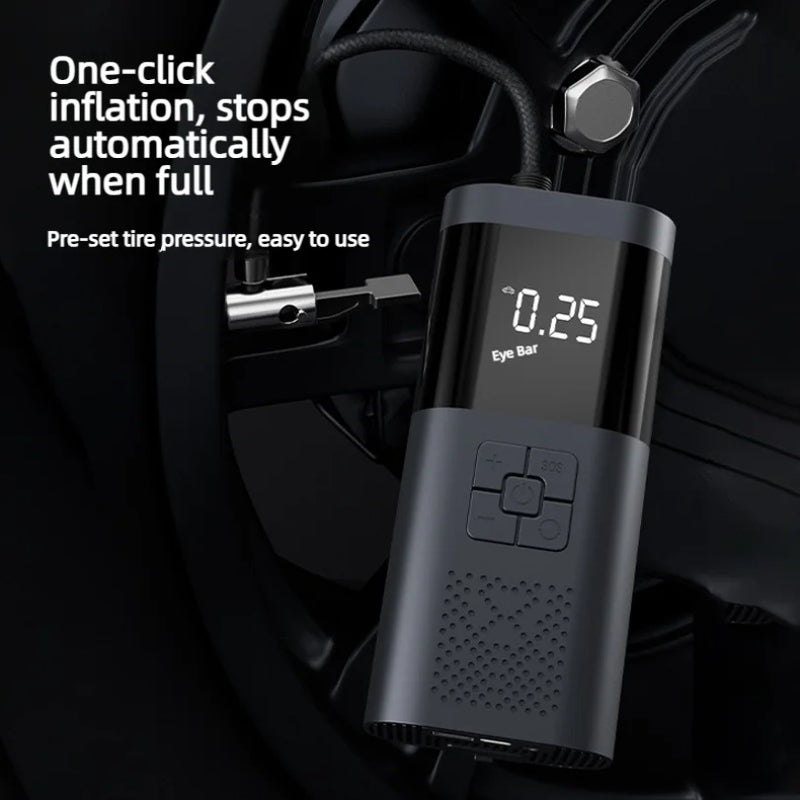 Booster de Batterie Voiture 600A Compact avec Compresseur 6000 mAh