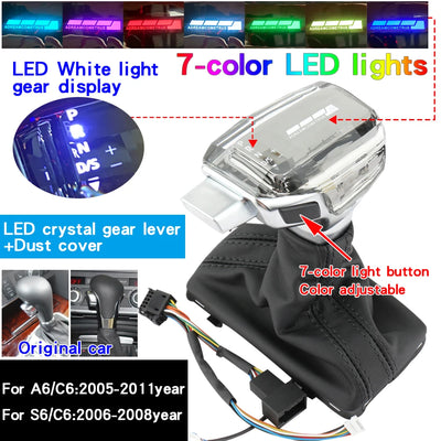 Pommeau de Vitesse LED Audi A6 A4 A5 Q5 Q7