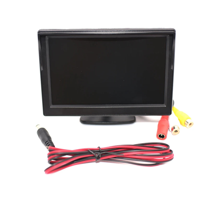 Kit Caméra de Recul avec Écran 5 Pouces 800 x 480 Pied ou Ventouse