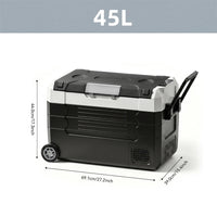Réfrigérateur de Voiture Podofo 35 L 45 L 55 L Glacière Électrique à Compresseur avec Application et Roues