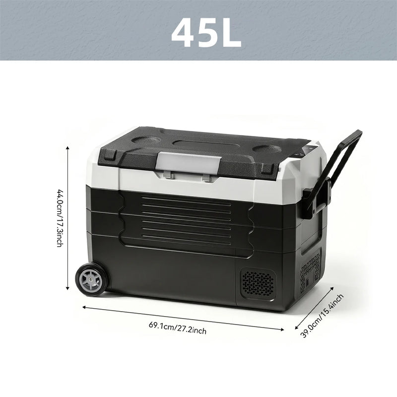 Réfrigérateur de Voiture Podofo 35 L 45 L 55 L Glacière Électrique à Compresseur avec Application et Roues