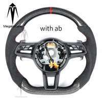 Carbonlenkrad kompatibel mit Porsche 911 718 Macan Boxster Cayenne Panamera 911.2 Cayman Taycan 996 997 987 918 997 991