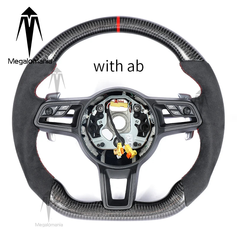 Carbonlenkrad kompatibel mit Porsche 911 718 Macan Boxster Cayenne Panamera 911.2 Cayman Taycan 996 997 987 918 997 991