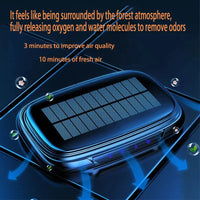 Purificateur d'Air Solaire Ions Négatifs Diffuseur d'Arômes