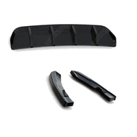 Kit Diffuseur de Pare-Chocs Arrière Volkswagen Tiguan R MK2 Noir Brillant ou Aspect Carbone