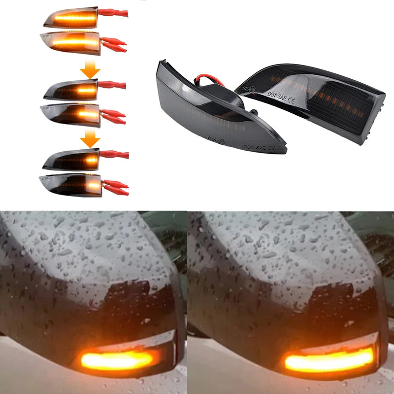 Clignotants LED de Miroir Latéral Dynamiques Renault Megane III Scenic III Fluence Latitude Laguna III Séquentiels