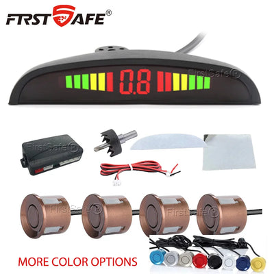 Radar de Recul 4 Capteurs Écran LED FirstSafe KZ-068