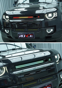 Calandre LED Dynamique Land Rover Defender 90 110 2020-2025 Bandeau Multicolore