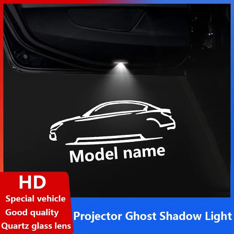 Projecteur de Porte LED Toyota Camry 2006 à Aujourd'hui Logo Lumineux Lumière de Bienvenue Lentille Verre 2 ou 4 Pièces