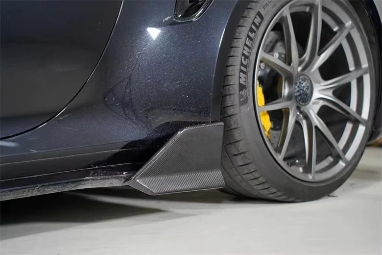 Kit Carrosserie Carbone Sec Porsche 911 992 Turbo S : Splitter, Prise d'Air de Pare-Chocs, Jupes, Diffuseur, Aileron