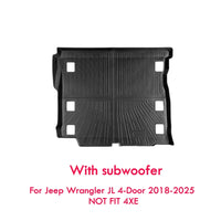 Tapis de Coffre Jeep Wrangler JL 4 Portes TPE