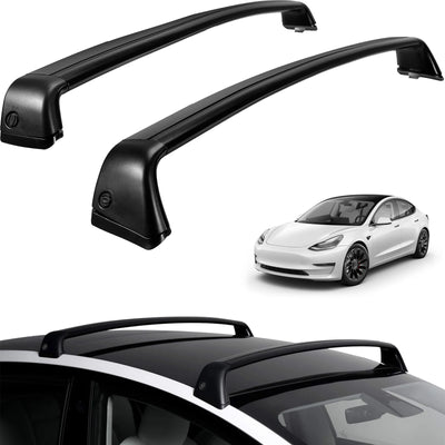 Barres de Toit Tesla Model 3 2017-2023 Noir Mat