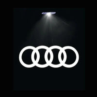 Projecteur Logo de Porte LED Audi 6 Motifs Anneaux RS S line quattro
