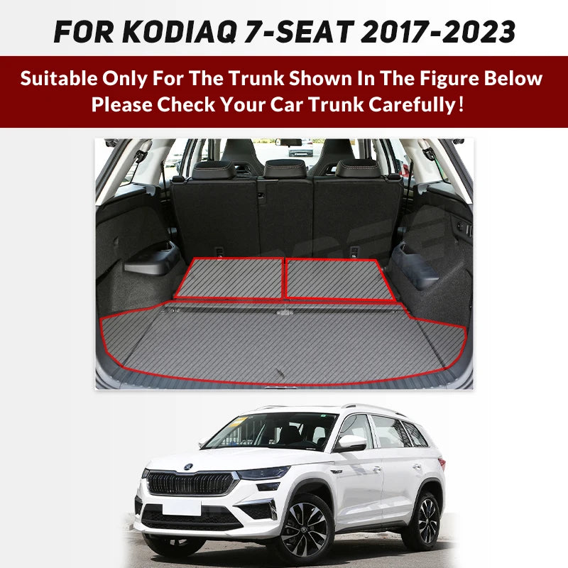 Tapis de Coffre Skoda Kodiaq 7 Places 2017-2025