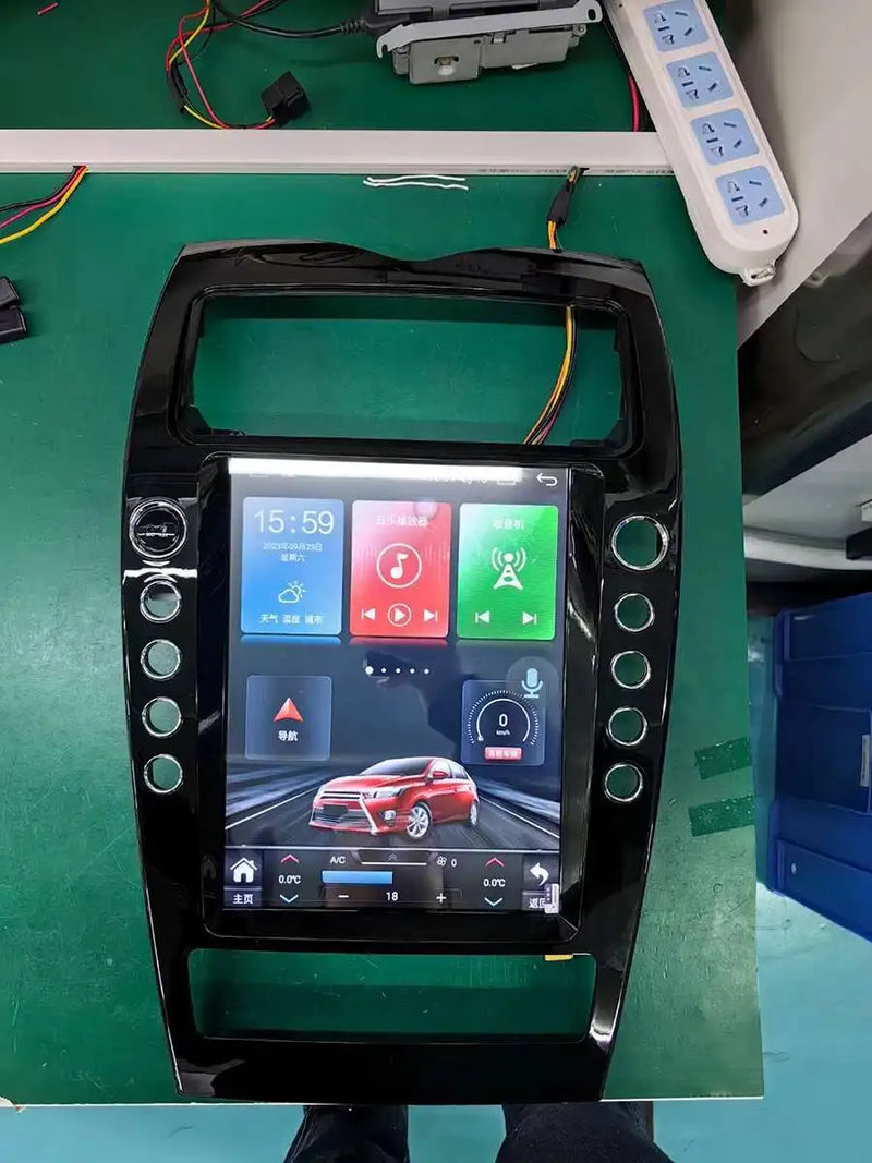 Autoradio Android 14 Écran Vertical 12,1 Pouces Maserati Quattroporte 2004-2012 CarPlay GPS