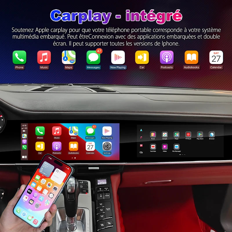 Autoradio Android Double Écran Porsche Panamera 970
