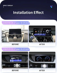 Autoradio Android 14 Lexus IS RC 200 250 300 350 200t 300h 2013-2019 Écran 10,25 Pouces CarPlay