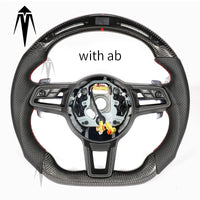Carbonlenkrad kompatibel mit Porsche 911 718 Macan Boxster Cayenne Panamera 911.2 Cayman Taycan 996 997 987 918 997 991