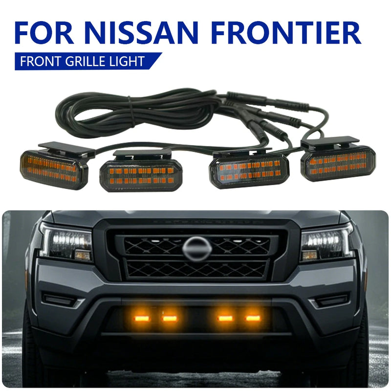 Feux de Calandre LED Nissan Frontier 4, 5 ou 8 Feux RGB ou Couleur