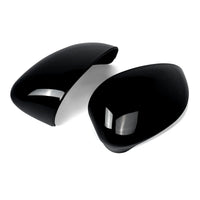 Coques de Rétroviseurs Fiat 500 2007-2023 Noir Brillant Paire Gauche et Droite en ABS