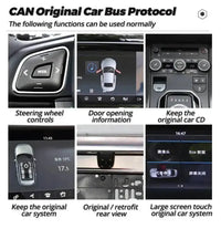 Autoradio Android 13,3 Pouces Land Rover Defender 2020-2024 Écran Tactile CarPlay Sans Fil Android Auto