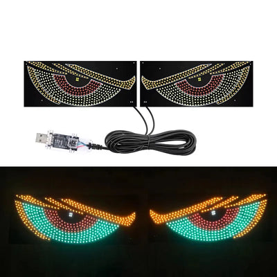 Écran LED Pixel Œil du Diable USB Voiture