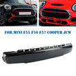 Cache Plaque d'Immatriculation Mini Cooper F56 JCW Noir Brillant