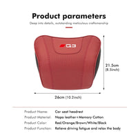 Coussin Lombaire et Appuie-Tête Voiture Audi A3 A4 Q5 TT — vue arrière