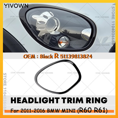 Cerclage d'Optique Mini Cooper Countryman R60 R61 2011-2016