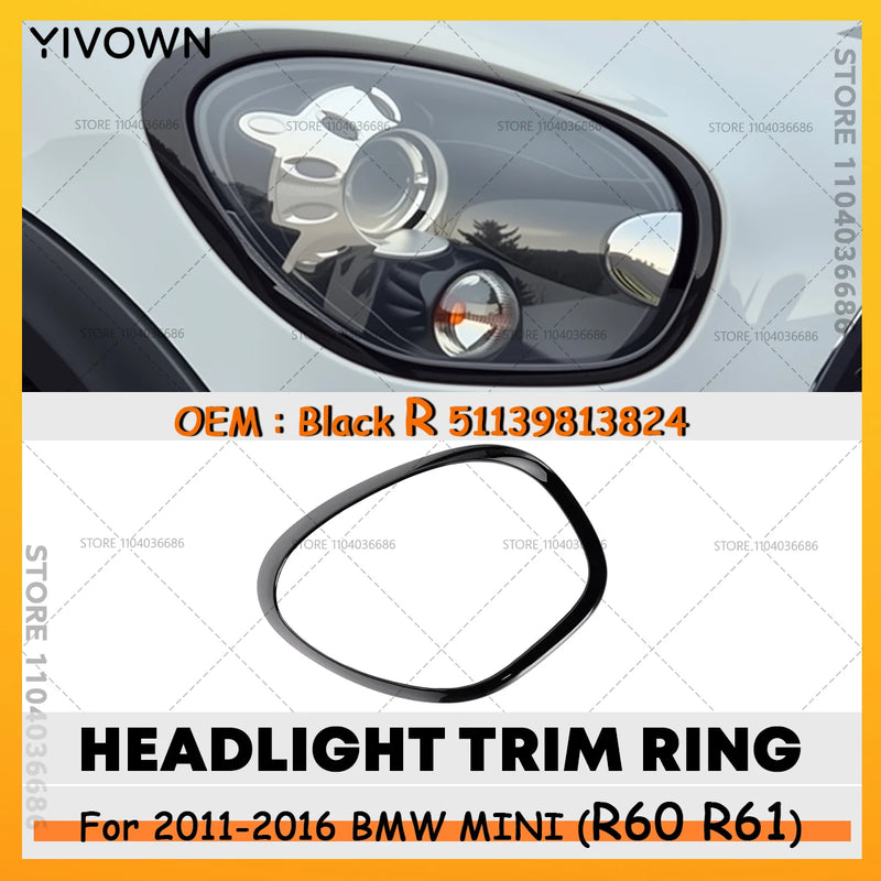 Mini Cooper Countryman R60 R61 2011-2016 Headlight Bezel