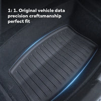 Tapis de Coffre Avant et Arrière Tesla Model 3 Highland 2024 TPE Étanche