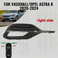 Grille de Pare-Chocs Avant Opel Astra K 2020-2024 Cache Latéral Gauche ou Droit avec Bande Chromée