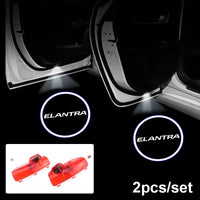 Projecteur Porte Hyundai Elantra 2008-2015, Lumière de Bienvenue LED, Lot de 2, 7 Motifs