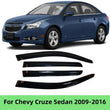 Déflecteurs de Vitre Chevrolet Cruze Berline 2009-2016 Lot de 4