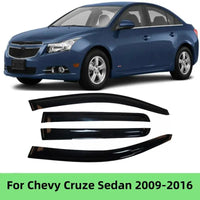 Déflecteurs de Vitre Chevrolet Cruze Berline 2009-2016 Lot de 4