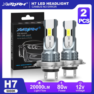 Ampoules LED H4 H7 H11 9005 9006 Canbus 6000K