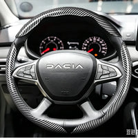 Surcouches de Volant à Clips Aspect Carbone Dacia Sandero Stepway Duster Jogger Bigster Spring Logan