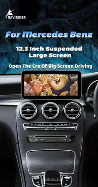 Autoradio Android 14 Mercedes-Benz GLC X253, C et Classe V W446 W447 2015-2018 Écran 12,8 pouces CarPlay DSP