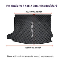 Tapis de Coffre Mazda 3 Axela 2014-2025