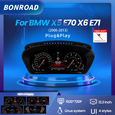 Tableau de Bord Numérique BMW X5 E70 X6 E71