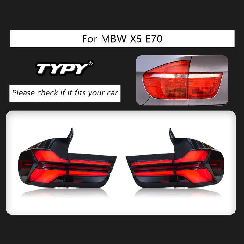 Feux Arrière LED Dynamique BMW X5 E70 2007-2013 — exemple de montage