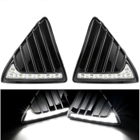 LED Daytime Running Lights DRL Ford Focus 3 Mk3 2011-2014 Pair