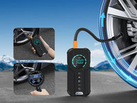 Booster de Batterie Voiture 6000 à 10000 mAh avec Compresseur d'Air
