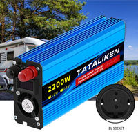 Convertisseur 12V 220V Voiture Pur Sinus 1000 à 6000 W Onduleur 12 V 24 V