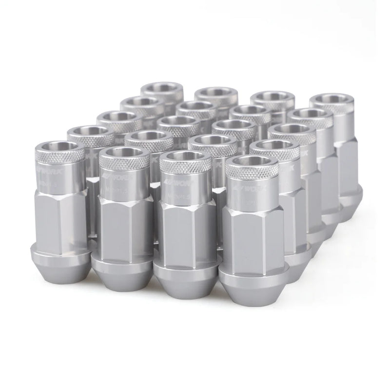 Écrous de Roue Antivol M12 Aluminium Forgé 7075 Kit 20 Pièces