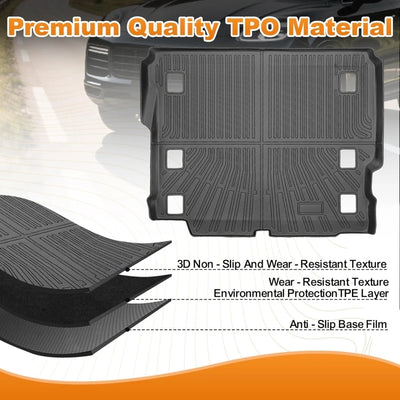 Tapis de Coffre Jeep Wrangler JL 4 Portes TPE