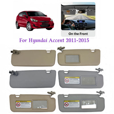 Pare-Soleil Hyundai Accent Verna 2011-2015 avec Miroir