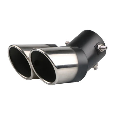 Embout d'Échappement Double Sortie Universel Inox