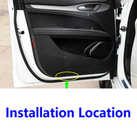 Projecteur Porte Alfa Romeo LED HD, Lot de 2, Giulia, Stelvio, Giulietta, MiTo, 159, Brera, 2 Motifs
